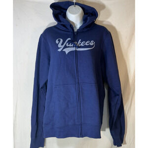 Yankees Name Vintage Retro Men Women Boy Girl Zip Hoodie Size Small